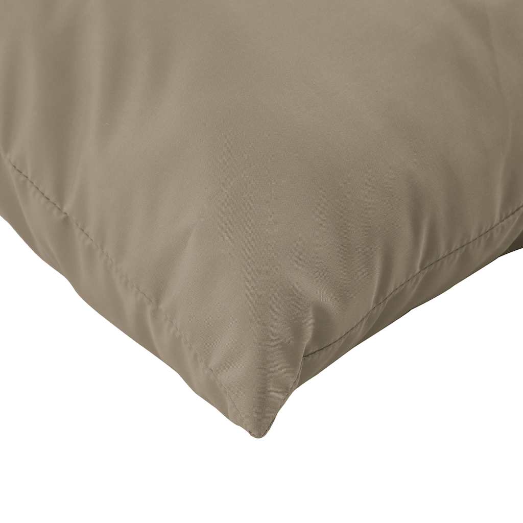 vidaXL Μαξιλάρια παλετών 3 τεμ. Taupe από ύφασμα Oxford