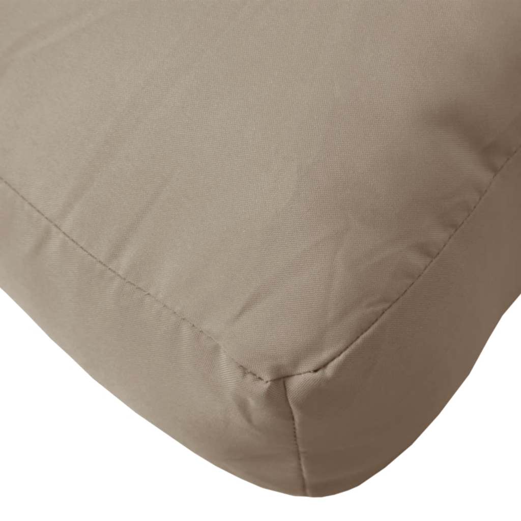 vidaXL Μαξιλάρια παλετών 3 τεμ. Taupe από ύφασμα Oxford