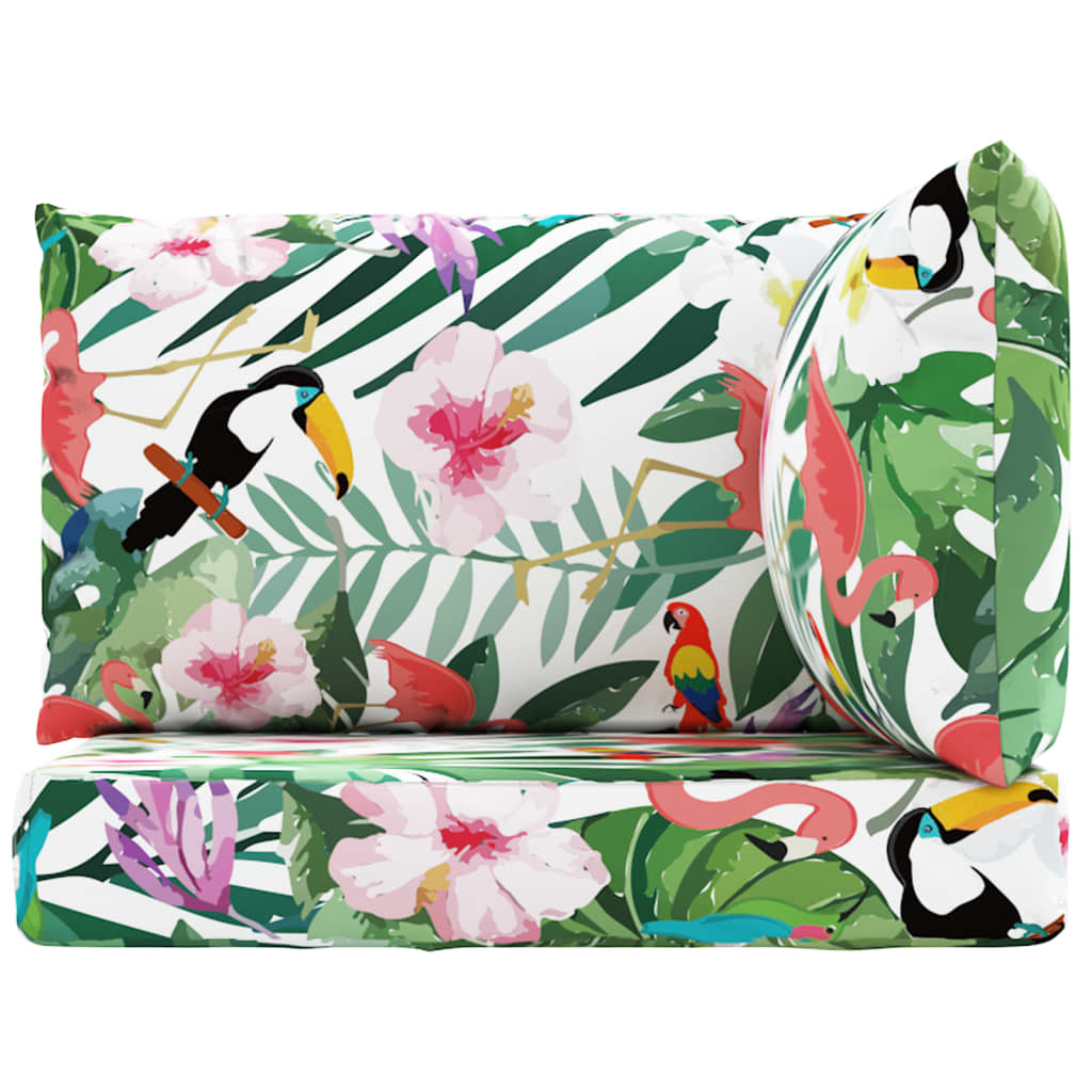 vidaXL Μαξιλάρια Παλέτας 3 τεμ. Πολύχρωμα από Ύφασμα Oxford