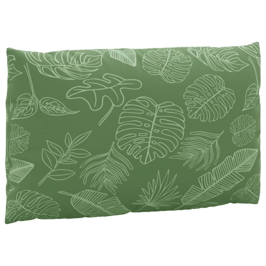 vidaXL Μαξιλάρια Παλέτας 3 τεμ. Σχέδιο Φύλλων Υφασμάτινα