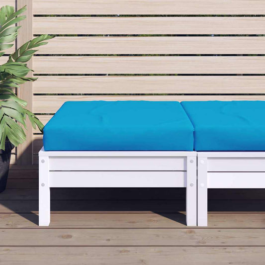 vidaXL Μαξιλάρια Παλέτας Αν. Μπλε 60x60x9,5 εκ. από Ύφασμα Oxford