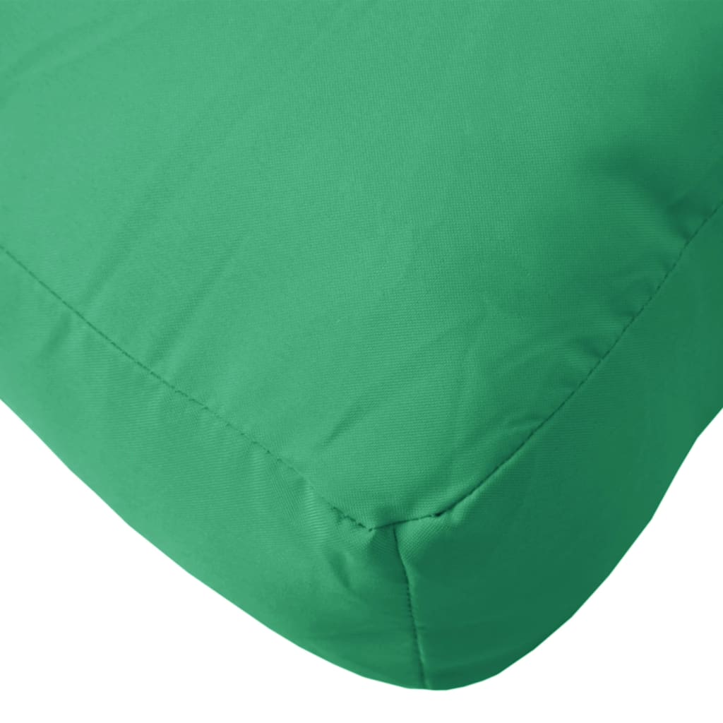 vidaXL Μαξιλάρι Παλέτας Πράσινο 60x60x9,5 εκ. Ύφασμα Oxford
