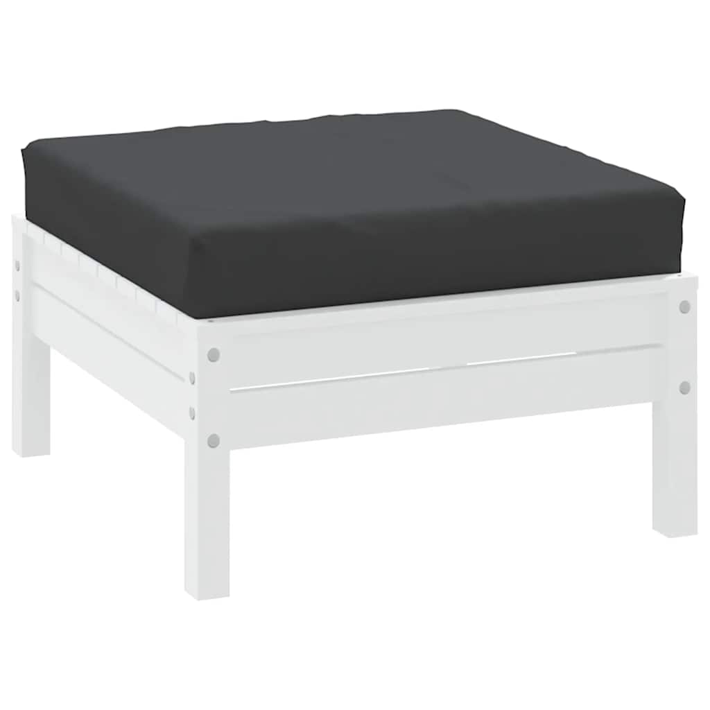 vidaXL Μαξιλάρια Παλέτας Μαυρα 60 x 60 x 8 εκ. από Ύφασμα Oxford