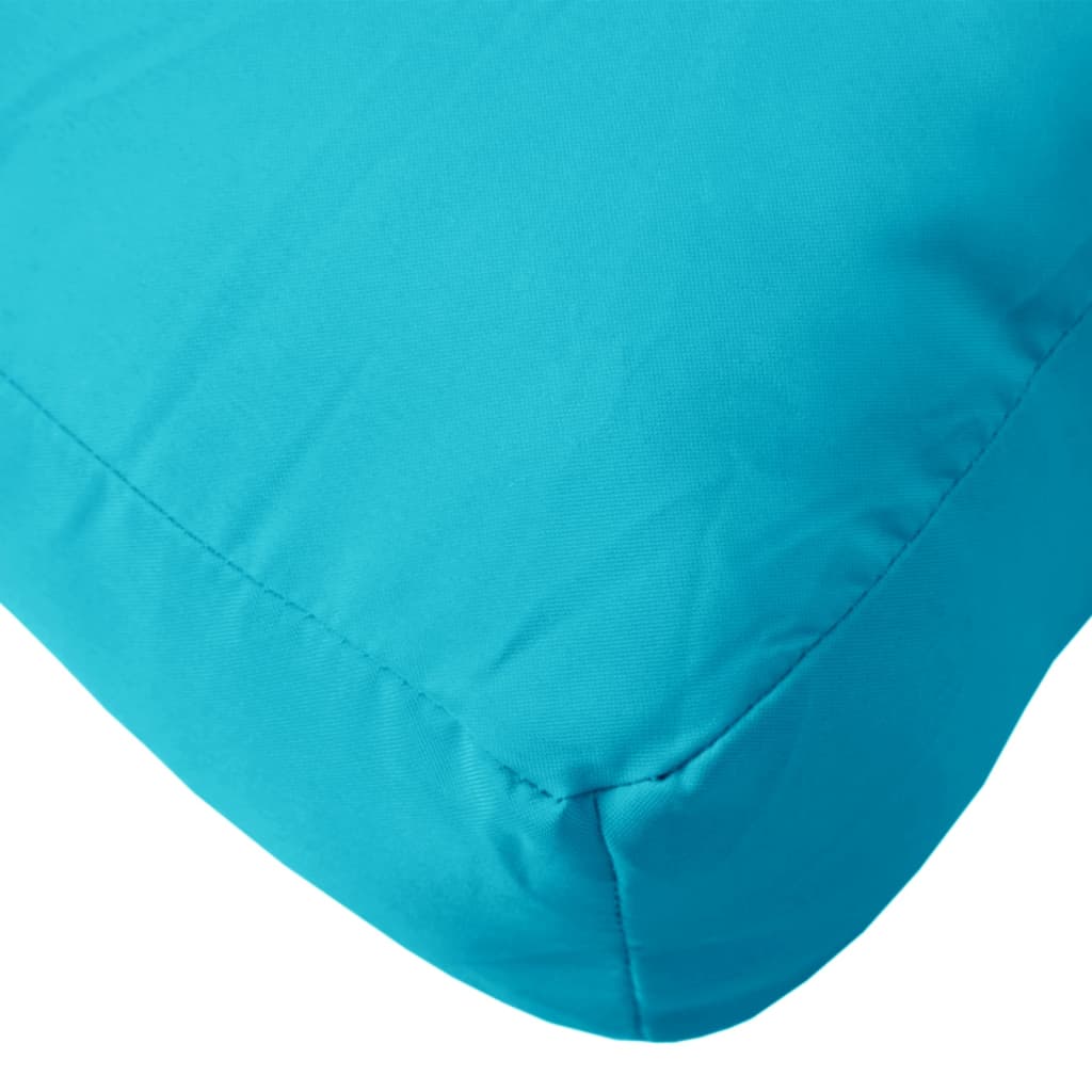 vidaXL Μαξιλάρι Παλέτας Τιρκουάζ 60 x 60 x 8εκ. από Ύφασμα Oxford