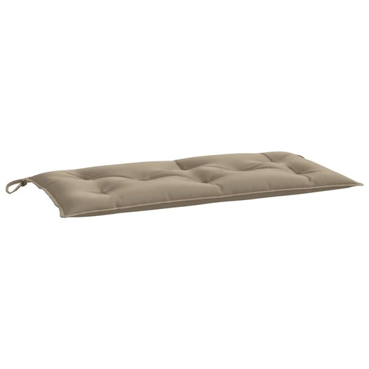 vidaXL Μαξιλάρι Πάγκου Κήπου Taupe 110x50x7 εκ. Ύφασμα Oxford