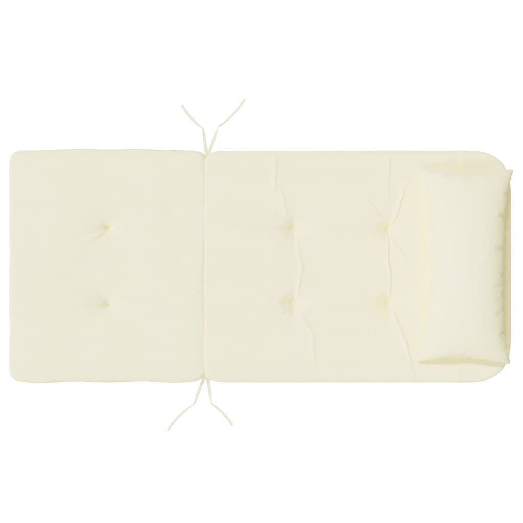 vidaXL Μαξιλάρια Καρέκλας Adirondack 2 τεμ. Κρεμ από Ύφασμα Oxford