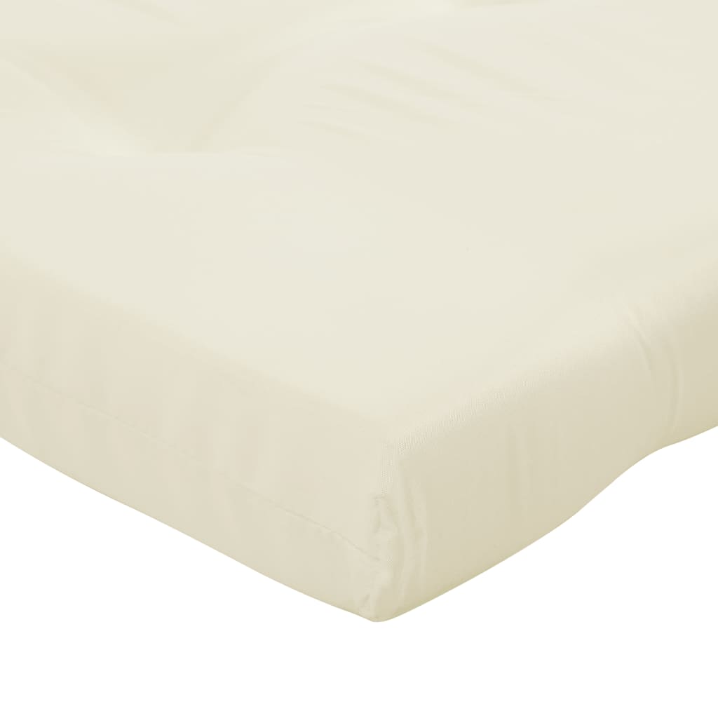 vidaXL Μαξιλάρια Καρέκλας Adirondack 2 τεμ. Κρεμ από Ύφασμα Oxford