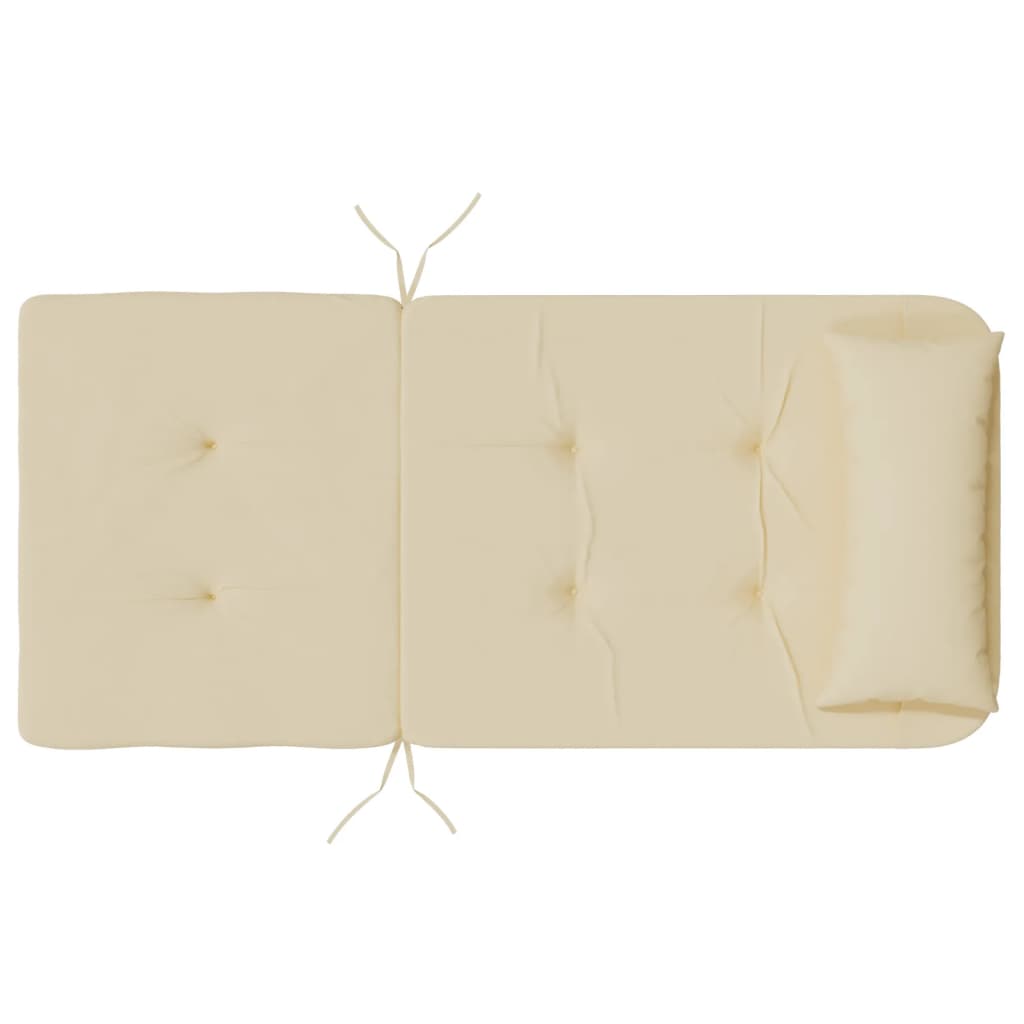 vidaXL Μαξιλάρια Καρέκλας Adirondack 2 τεμ. Μπεζ από Ύφασμα Oxford