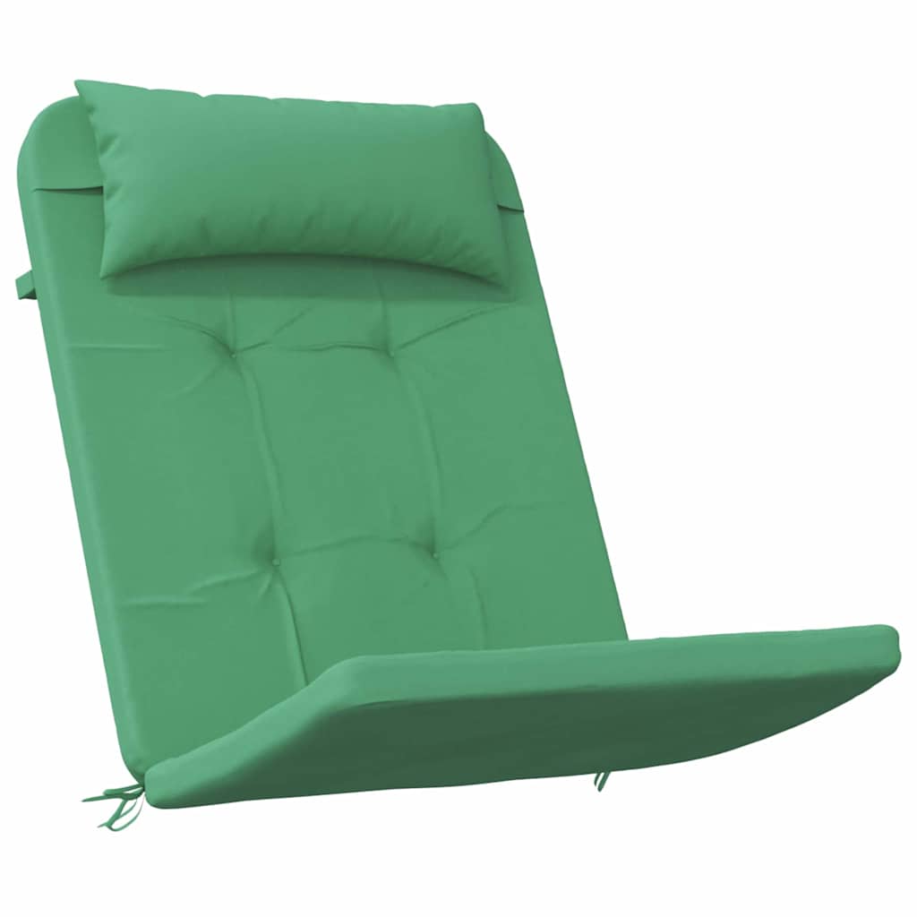 vidaXL Μαξιλάρια για καρέκλες Μονόχρωμο 2 pcs Πράσινο 58 x 77 x 4,5 εκ