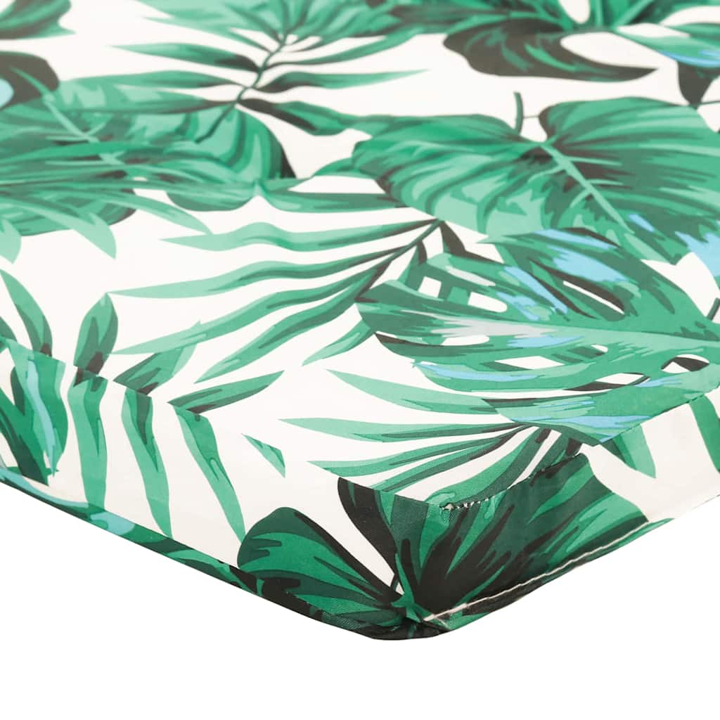 vidaXL Μαξιλάρια για καρέκλες 2 pcs Σχέδιο Φύλλου 58 x 77 x 4,5 εκ