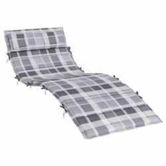 vidaXL Μαξιλάρι Ξαπλώστρας Ήλιου Γκρι 178 x 60 x 4 cm Ύφασμα Oxford