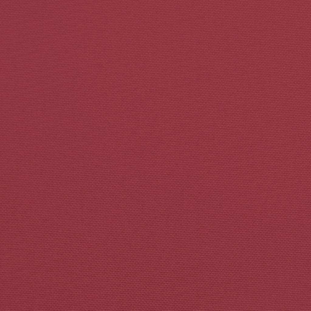 vidaXL Μαξιλάρια Καρέκλας με Πλάτη 6 τεμ. Μπορντό από Ύφασμα Oxford