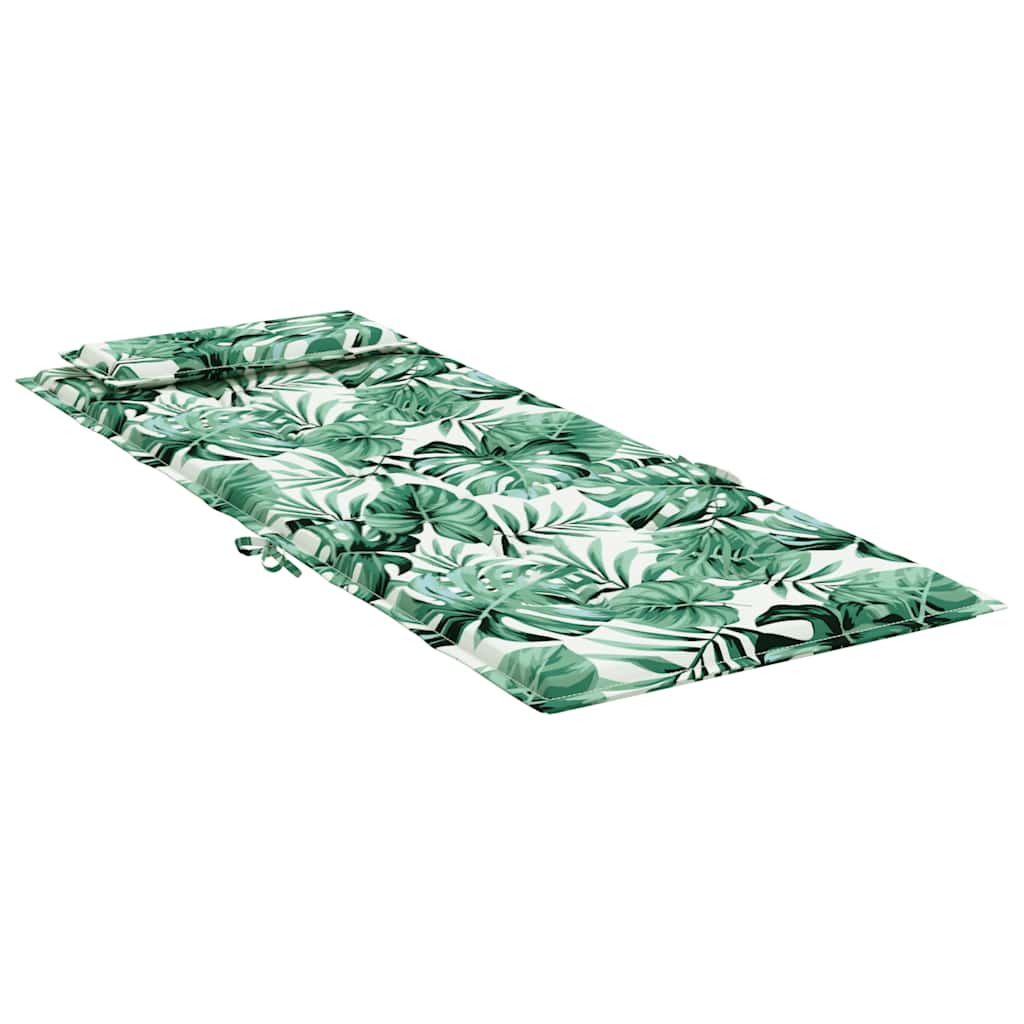 vidaXL Μαξιλάρια Καρέκλας με Ψηλή Πλάτη 4 τεμ. Σχ. Φύλλα Ύφασμα Oxford