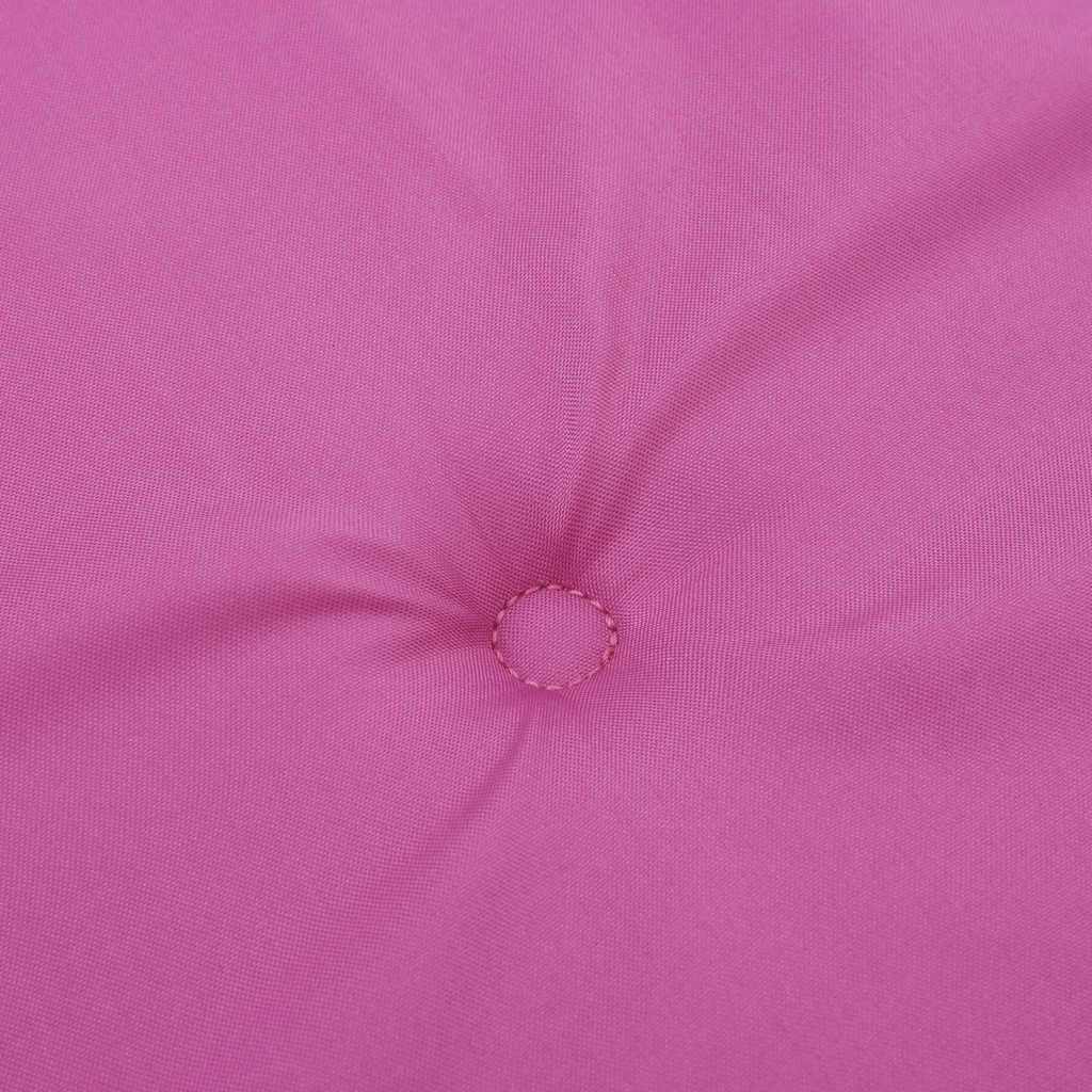 vidaXL Μαξιλάρια Καρέκλας με Ψηλή Πλάτη 4 τεμ. Ροζ από Ύφασμα Oxford