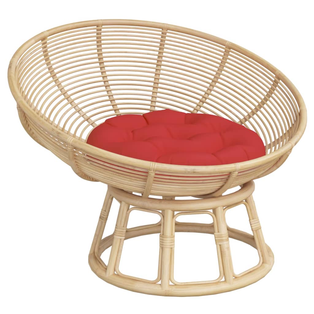 vidaXL Μαξιλάρι Στρογγυλό Κόκκινο Ø 60 x 11 εκ. από Ύφασμα Oxford