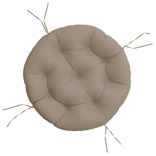 vidaXL Μαξιλάρι Στρογγυλό Taupe Ø 60 x 11 εκ. από Ύφασμα Oxford