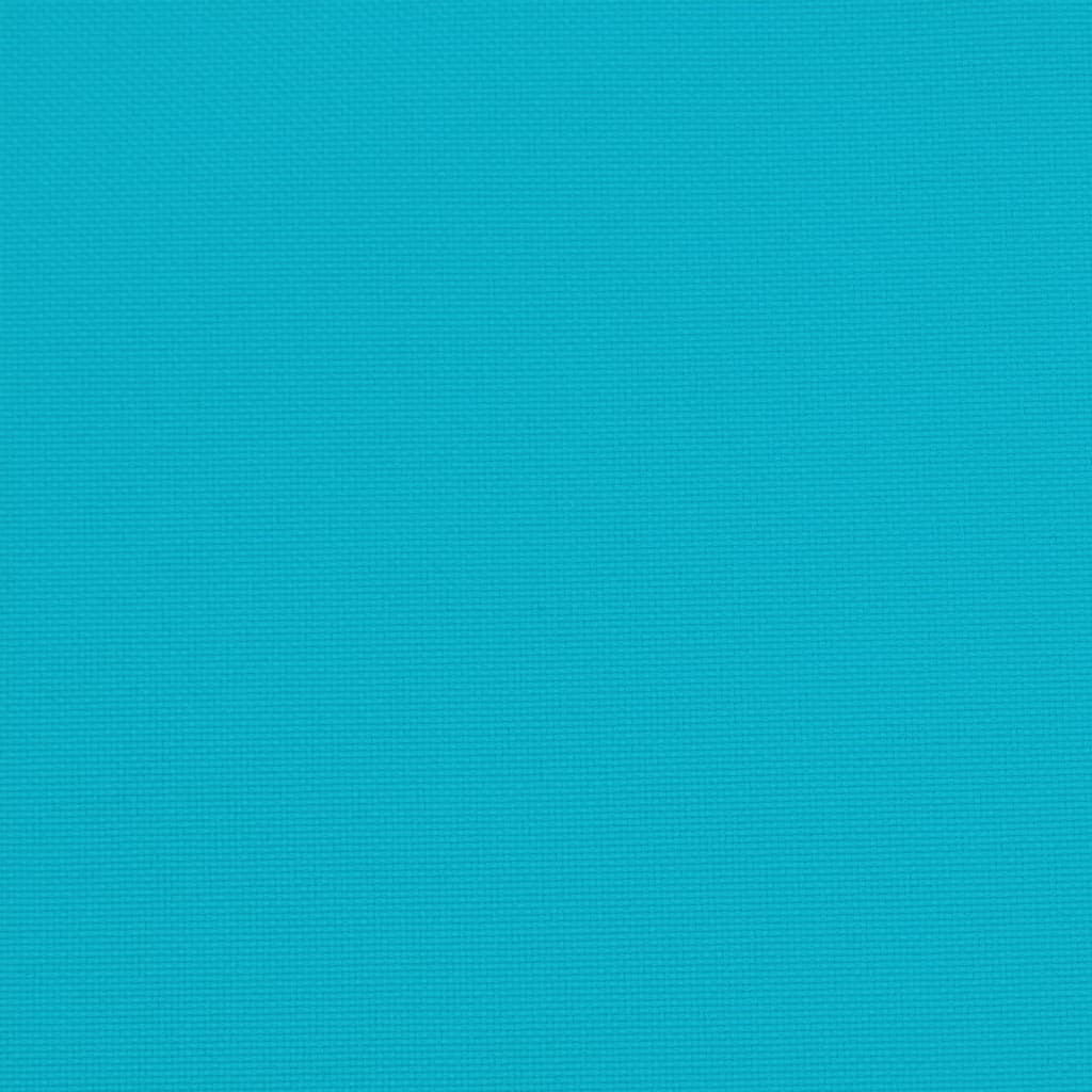 vidaXL Μαξιλάρι Στρογγυλό Τιρκουάζ Ø 60 x 11 εκ. από Ύφασμα Oxford