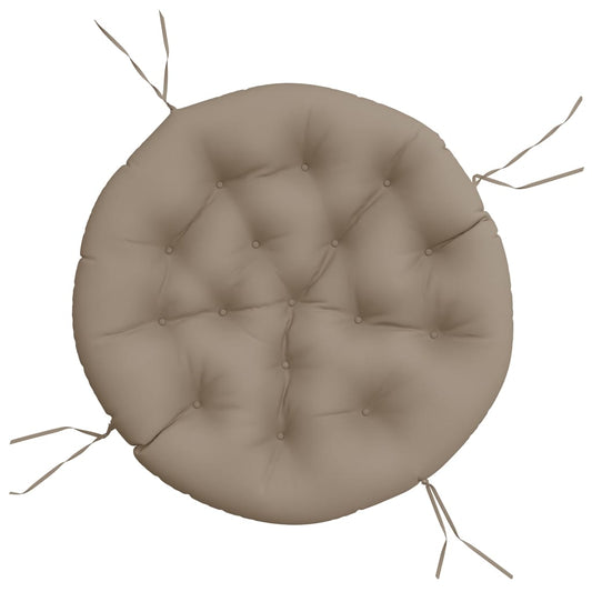 vidaXL Μαξιλάρι Στρογγυλό Taupe Ø 100 x 11 εκ. από Ύφασμα Oxford