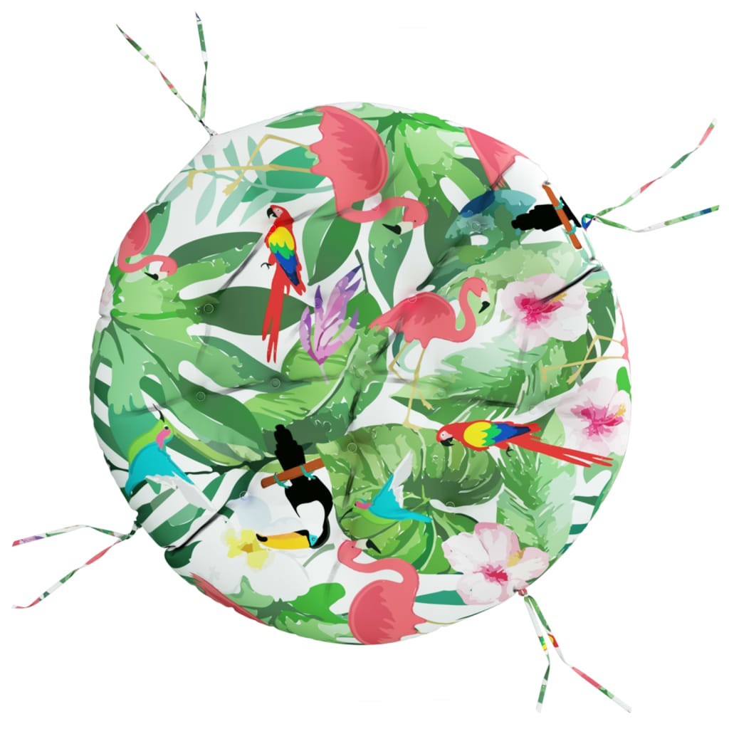 vidaXL Μαξιλάρι Στρογγυλό Πολύχρωμο Ø 100 x 11 εκ. από Ύφασμα Oxford