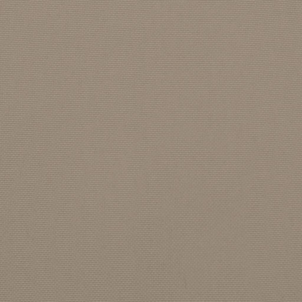 vidaXL Μαξιλάρια Ξαπλώστρας 2 τεμ. Taupe από Ύφασμα Oxford