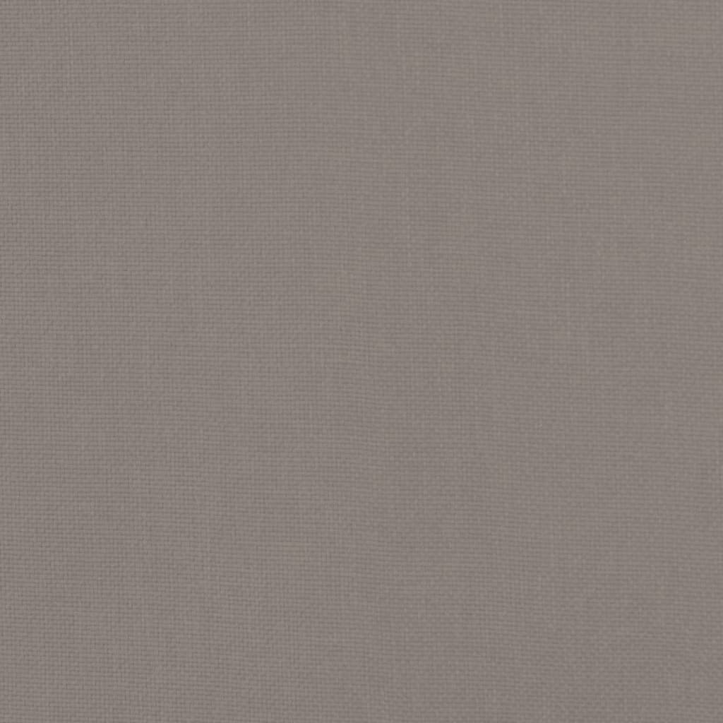 vidaXL Πολυθρόνα Relax Taupe Υφασμάτινη με Υποπόδιο