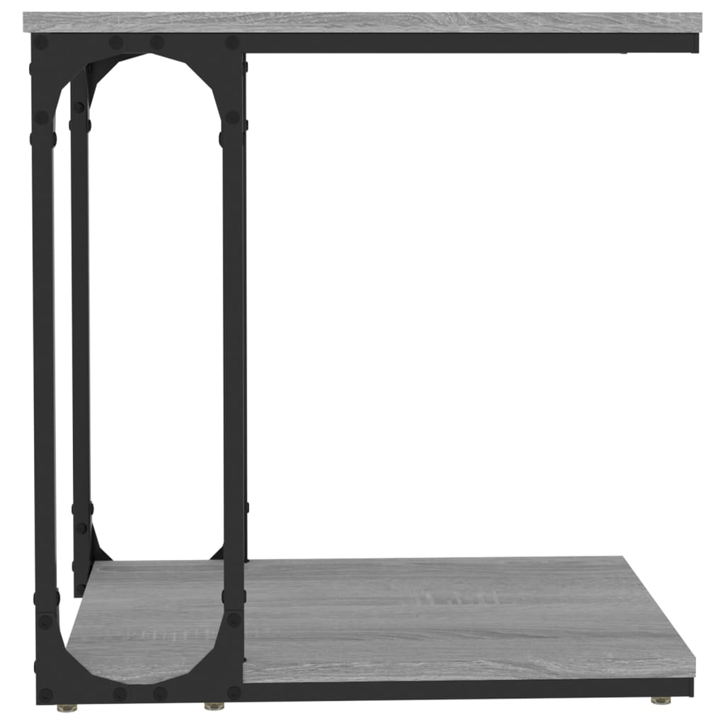 vidaXL Βοηθητικό Τραπέζι Γκρι Sonoma 50x35x52 εκ. Επεξεργασμένο Ξύλο