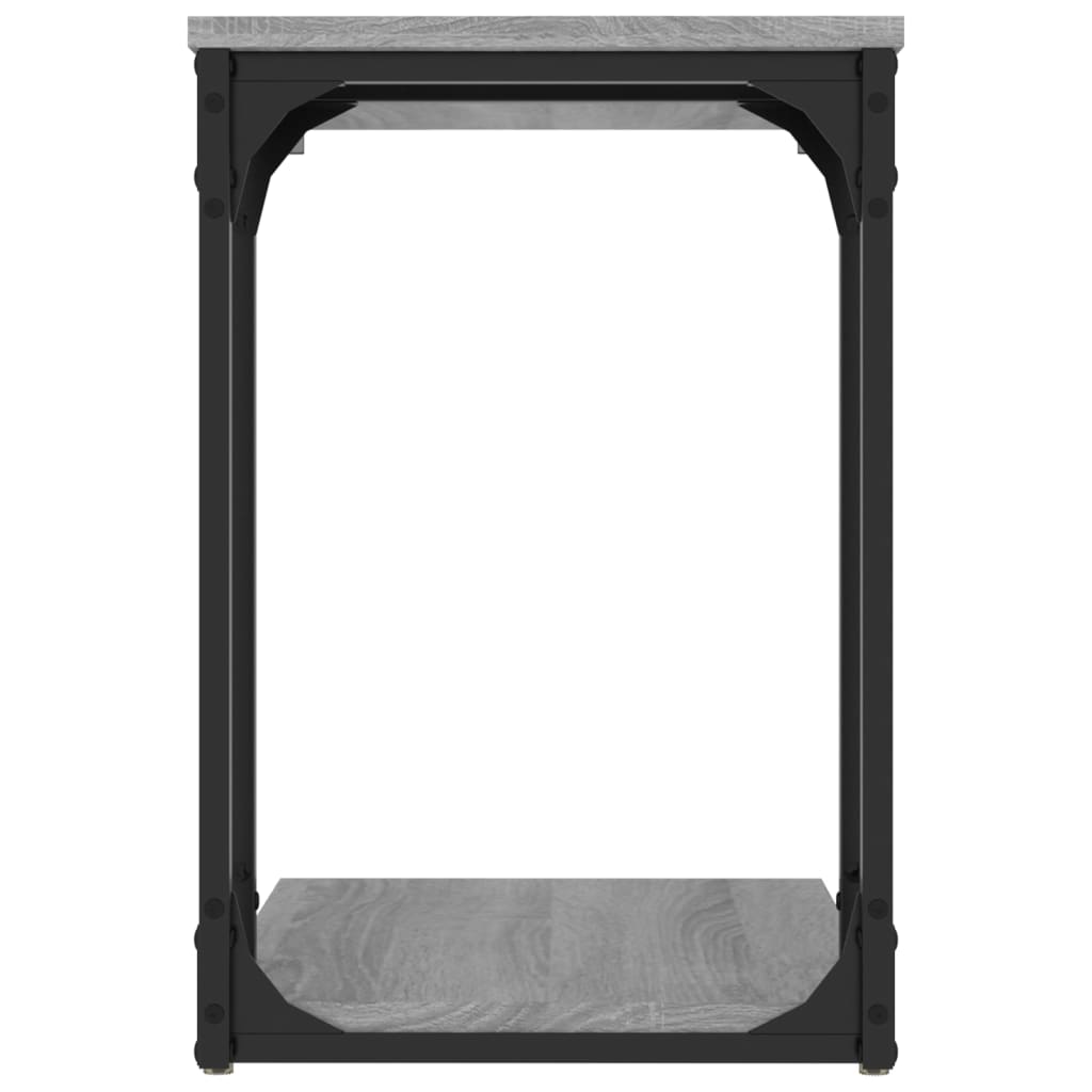 vidaXL Βοηθητικό Τραπέζι Γκρι Sonoma 50x35x52 εκ. Επεξεργασμένο Ξύλο
