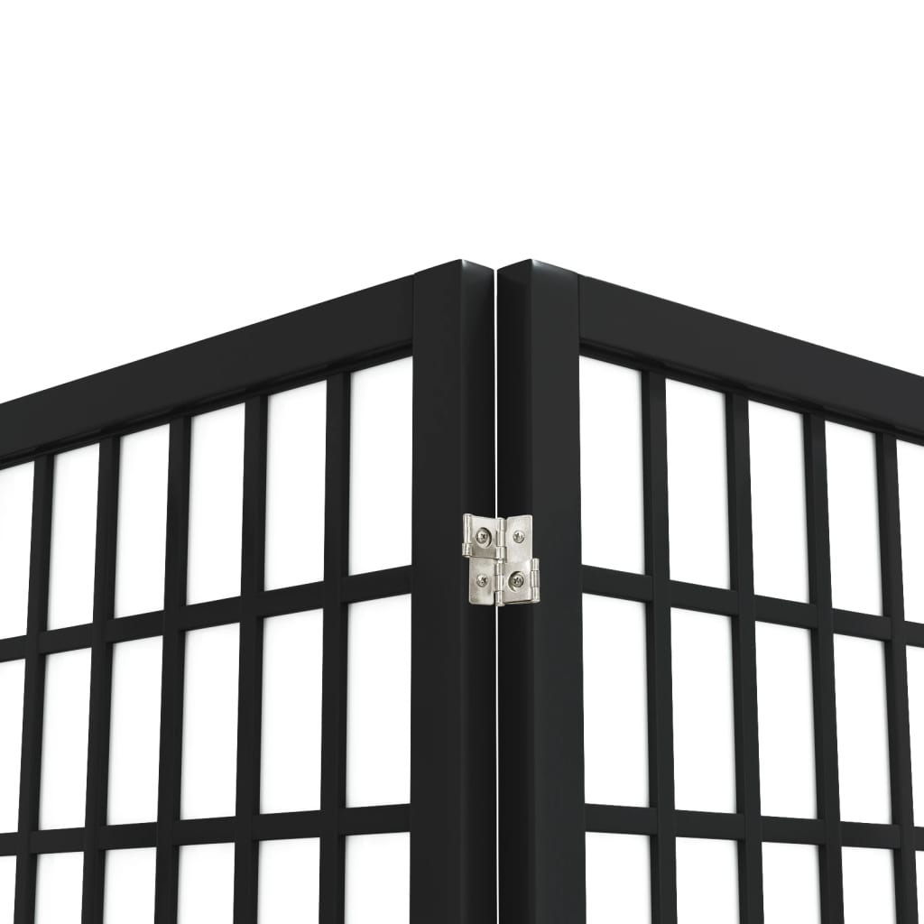 vidaXL Παραβάν Ιαπωνικού Στιλ με 6 Πάνελ Πτυσσόμενο Μαύρο 240x170 εκ.