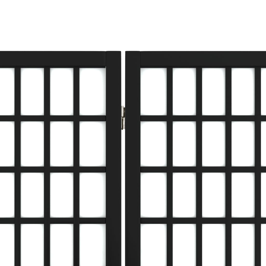 vidaXL Παραβάν Ιαπωνικού Στιλ με 6 Πάνελ Πτυσσόμενο Μαύρο 240x170 εκ.