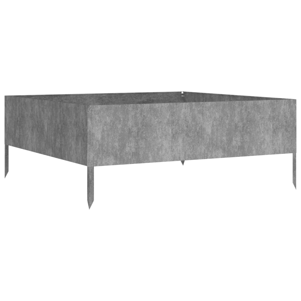 vidaXL Ζαρντινιέρα 100 x 100 x 41 εκ. από Ατσάλι Σκληρυθέν στον Αέρα