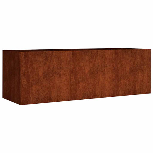 vidaXL Ζαρντινιέρα 120 x 40 x 40 εκ. από Ατσάλι Σκληρυθέν στον Αέρα