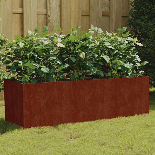 vidaXL Ζαρντινιέρα 120 x 40 x 40 εκ. από Ατσάλι Σκληρυθέν στον Αέρα
