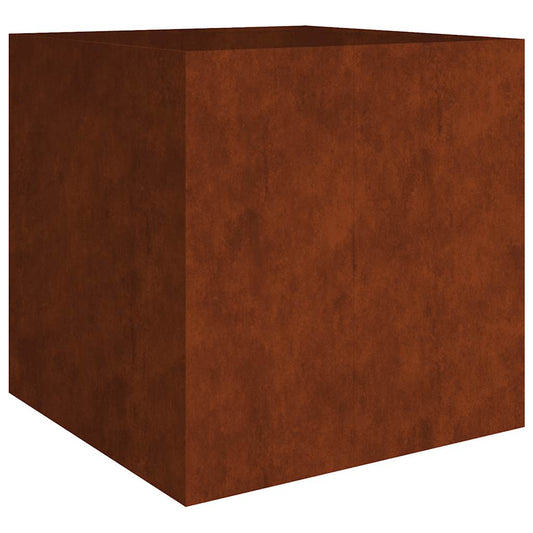 vidaXL Ζαρντινιέρα 80 x 80 x 80 εκ. από Ατσάλι Σκληρυθέν στον Αέρα