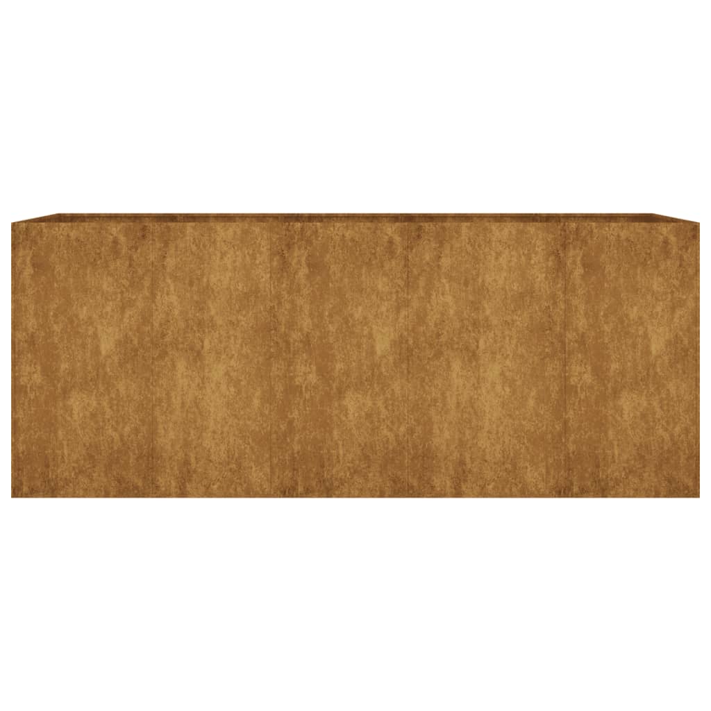 vidaXL Ζαρντινιέρα 200 x 80 x 80 εκ. από Ατσάλι Σκληρυθέν στον Αέρα