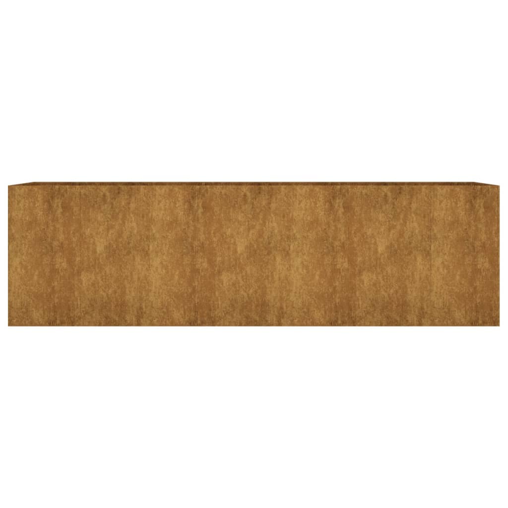 vidaXL Ζαρντινιέρα 280 x 80 x 80 εκ. από Ατσάλι Σκληρυθέν στον Αέρα