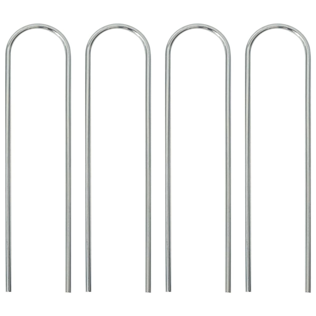 vidaXL Τέρμα Ποδοσφαίρου & Δίχτυ Λευκό 214x75x152εκ Ατσάλι/Πολυεστέρας