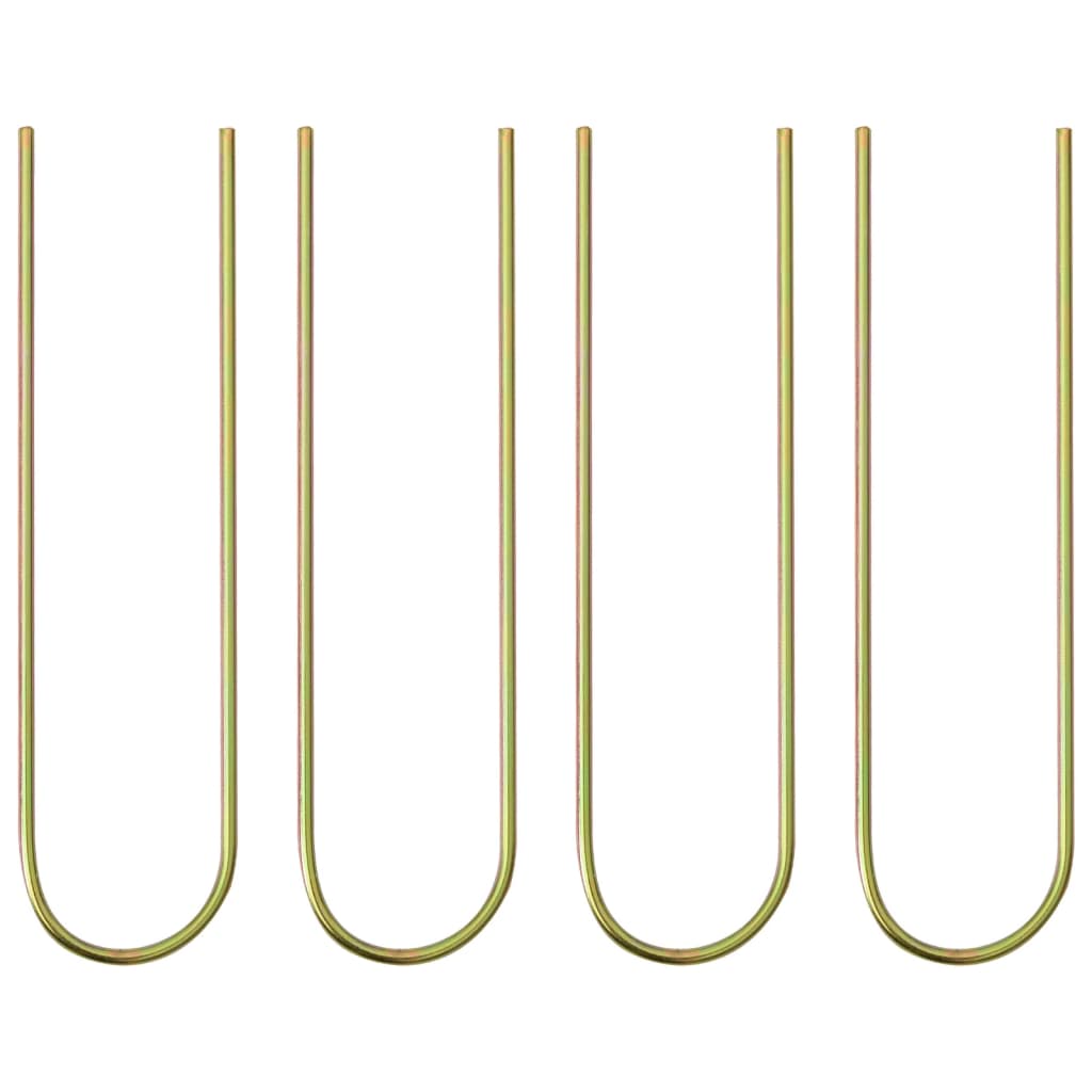 vidaXL Δίχτυ Ποδοσφαίρου Μαύρο & Κίτρινο 183x85x120 εκ. από Πολυεστέρα