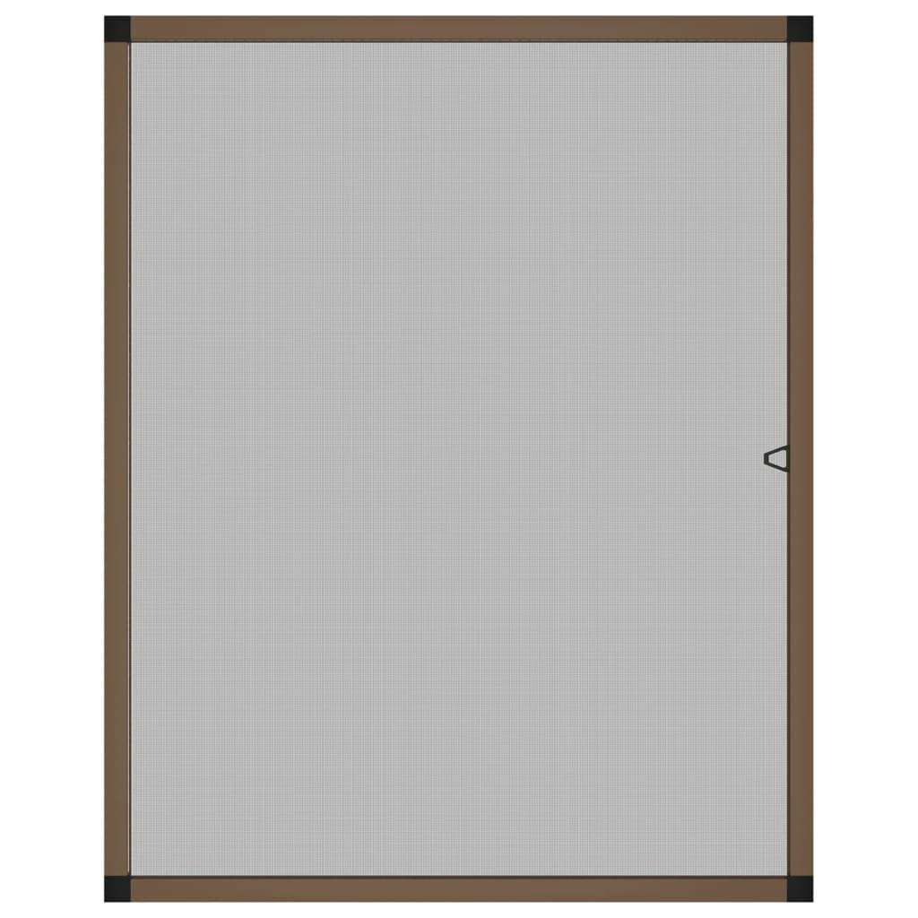 vidaXL Σήτα Εντόμων για Παράθυρα Καφέ 80 x 100 εκ.