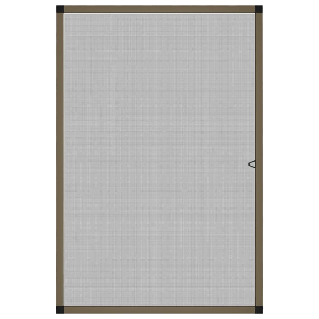 vidaXL Σήτα Εντόμων για Παράθυρα Καφέ 80 x 120 εκ.