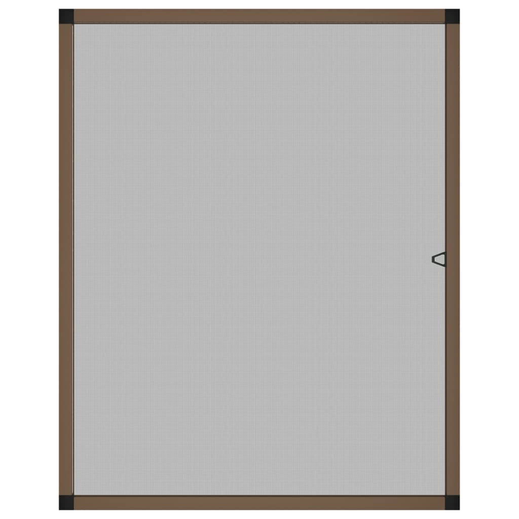 vidaXL Σήτα Εντόμων για Παράθυρα Καφέ 100 x 120 εκ.