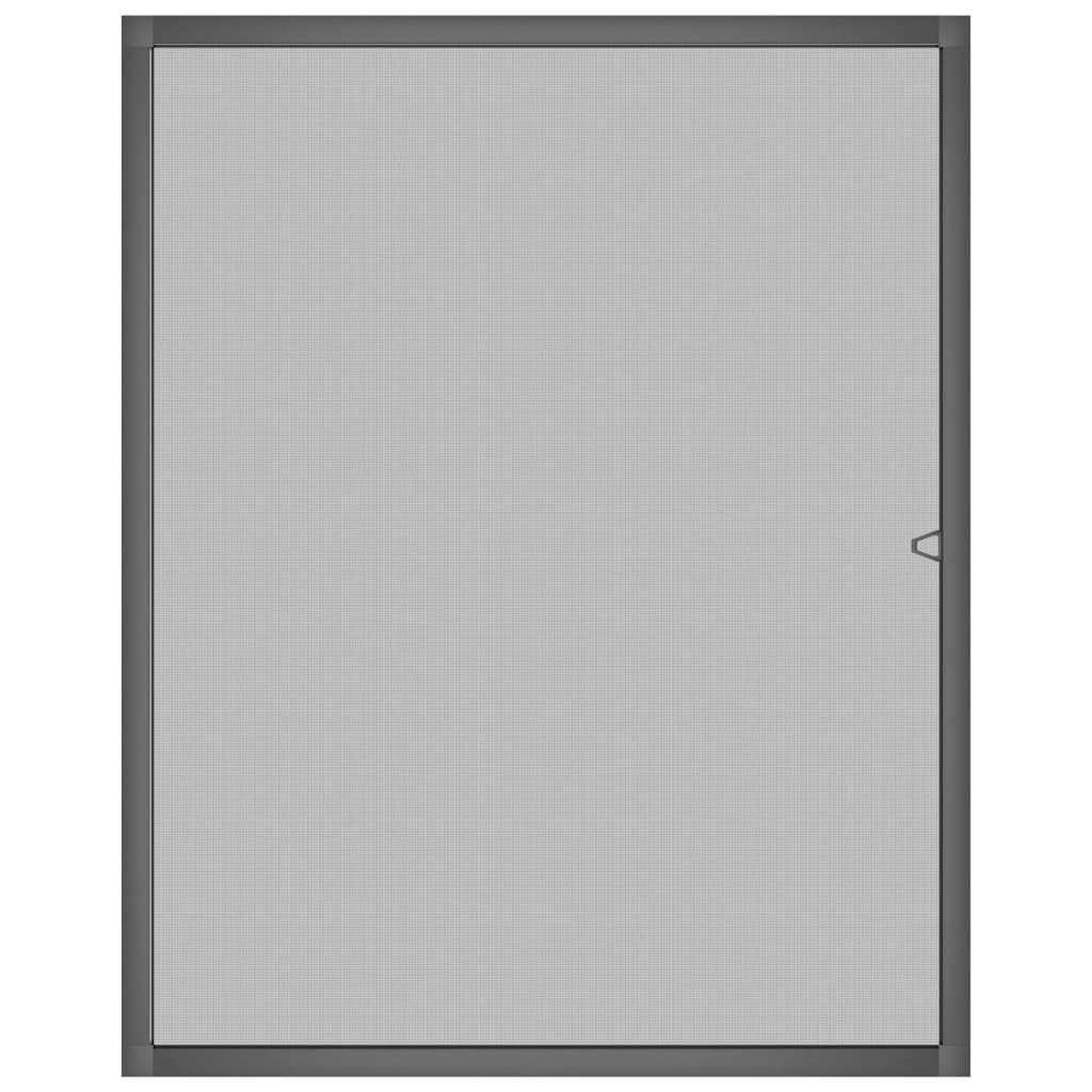 vidaXL Σήτα Εντόμων για Παράθυρα Ανθρακί 80 x 100 εκ.