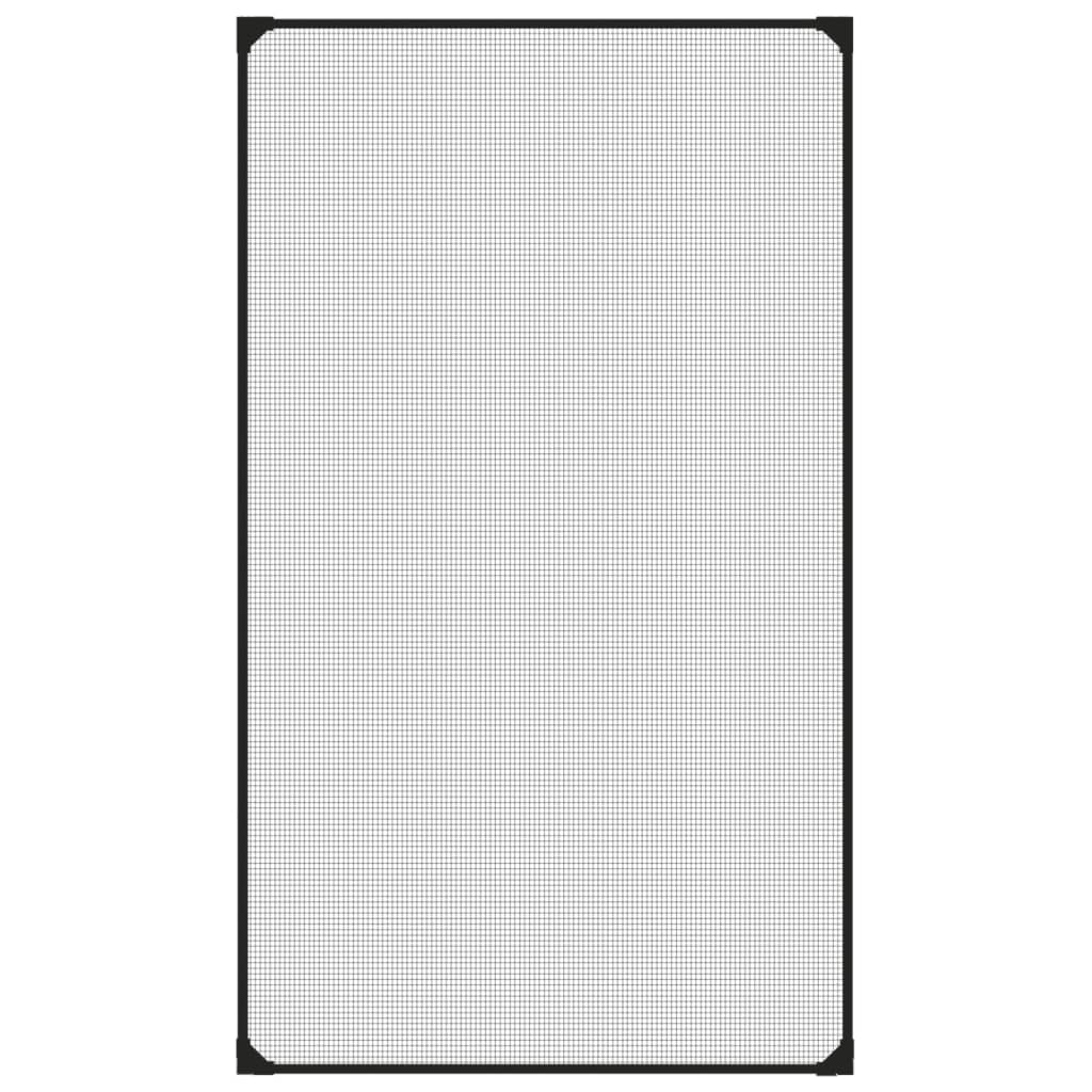 vidaXL Σήτα Εντόμων Μαγνητική για Παράθυρα Ανθρακί 80 x 140 εκ.