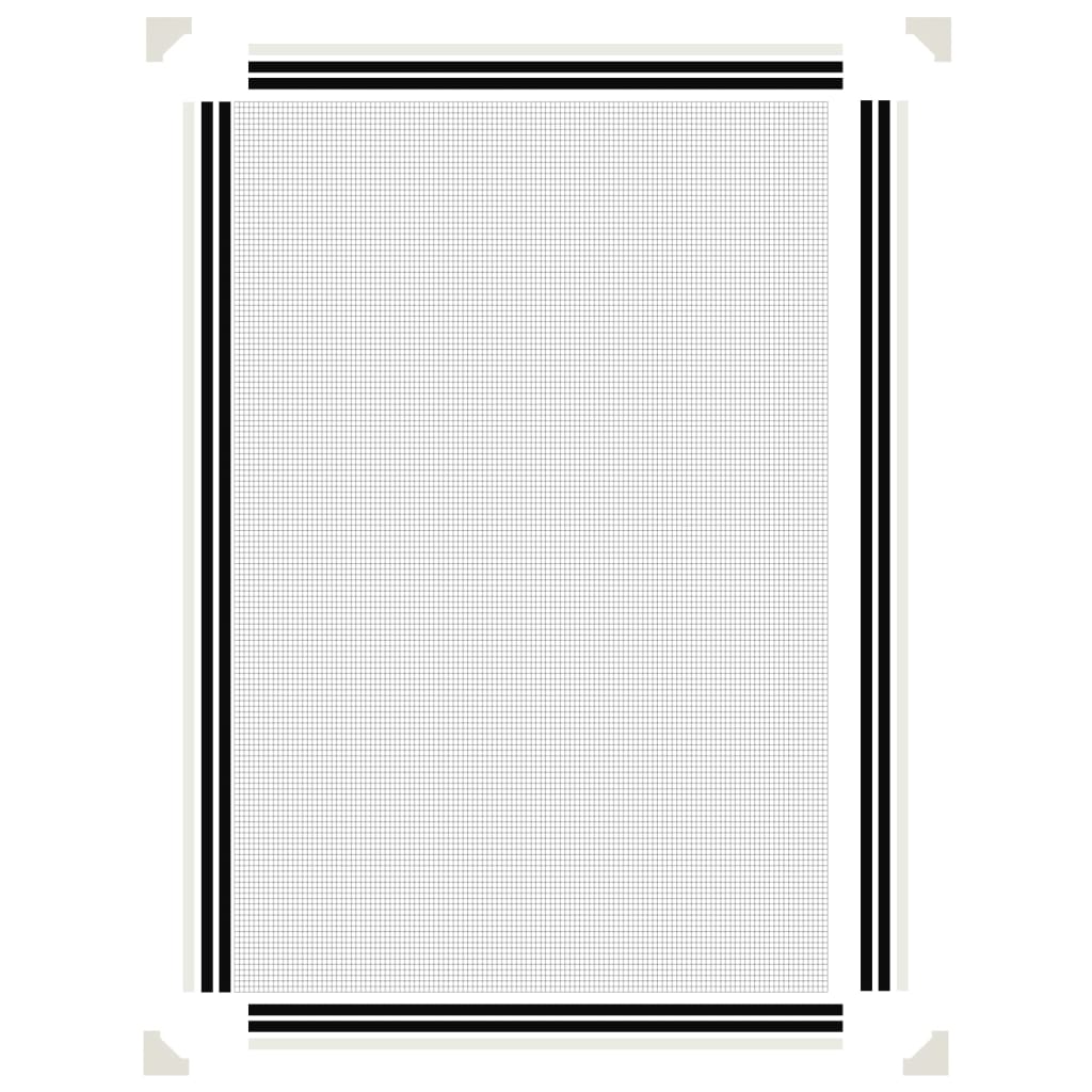 vidaXL Σήτα Εντόμων Μαγνητική για Παράθυρα Λευκή 80 x 120 εκ.