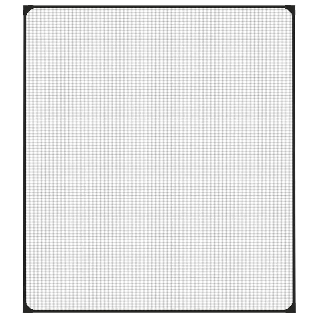 vidaXL Σήτα Εντόμων Μαγνητική για Παράθυρα Ανθρακί 130x150 εκ.