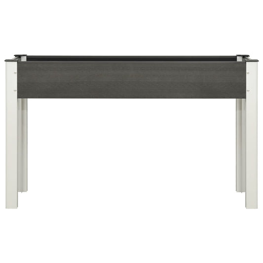 vidaXL Ζαρντινιέρα Κήπου Υπερυψωμένη Γκρι 120x 40 x 75 εκ. από WPC