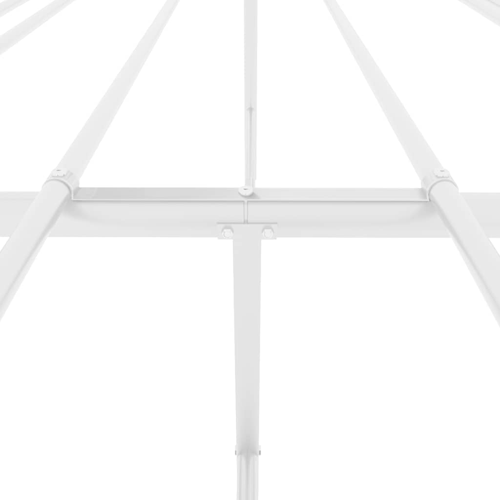 vidaXL Μεταλλικό Πλαίσιο Κρεβατιού Λευκό 180 x 200 εκ.