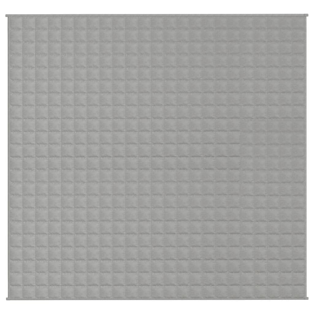 vidaXL Κουβέρτα Βαρύτητας Γκρι 220 x 230 εκ. 11 κ. Υφασμάτινη