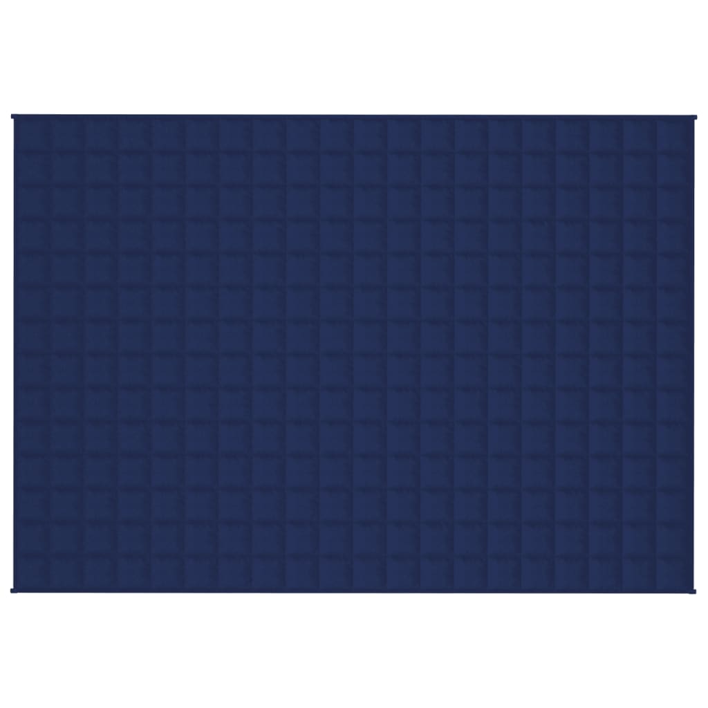 vidaXL Κουβέρτα Βαρύτητας Μπλε 140 x 200 εκ. 6 κ. Υφασμάτινη