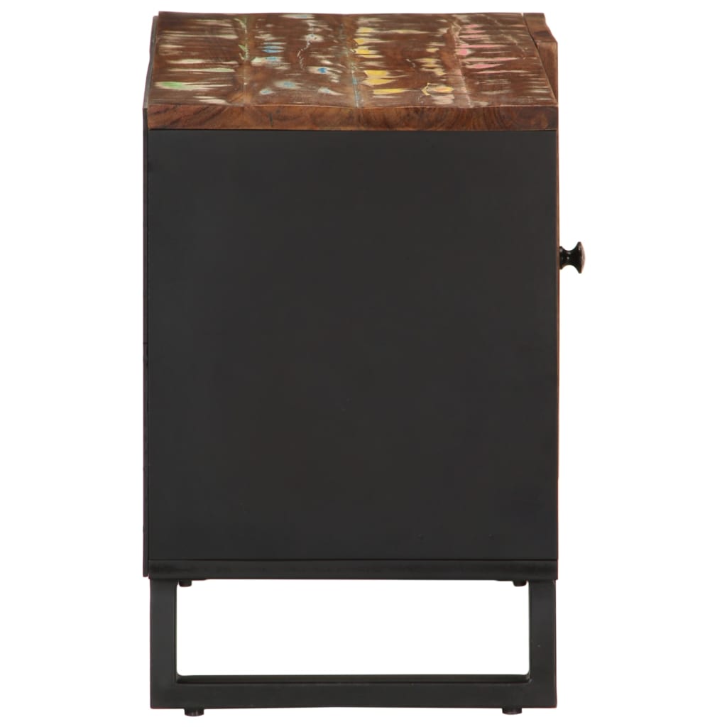 vidaXL Έπιπλο Τηλεόρασης 80x33x46 εκ. Μασίφ Ανακυκλ. Ξύλο & Επεξ. Ξύλο