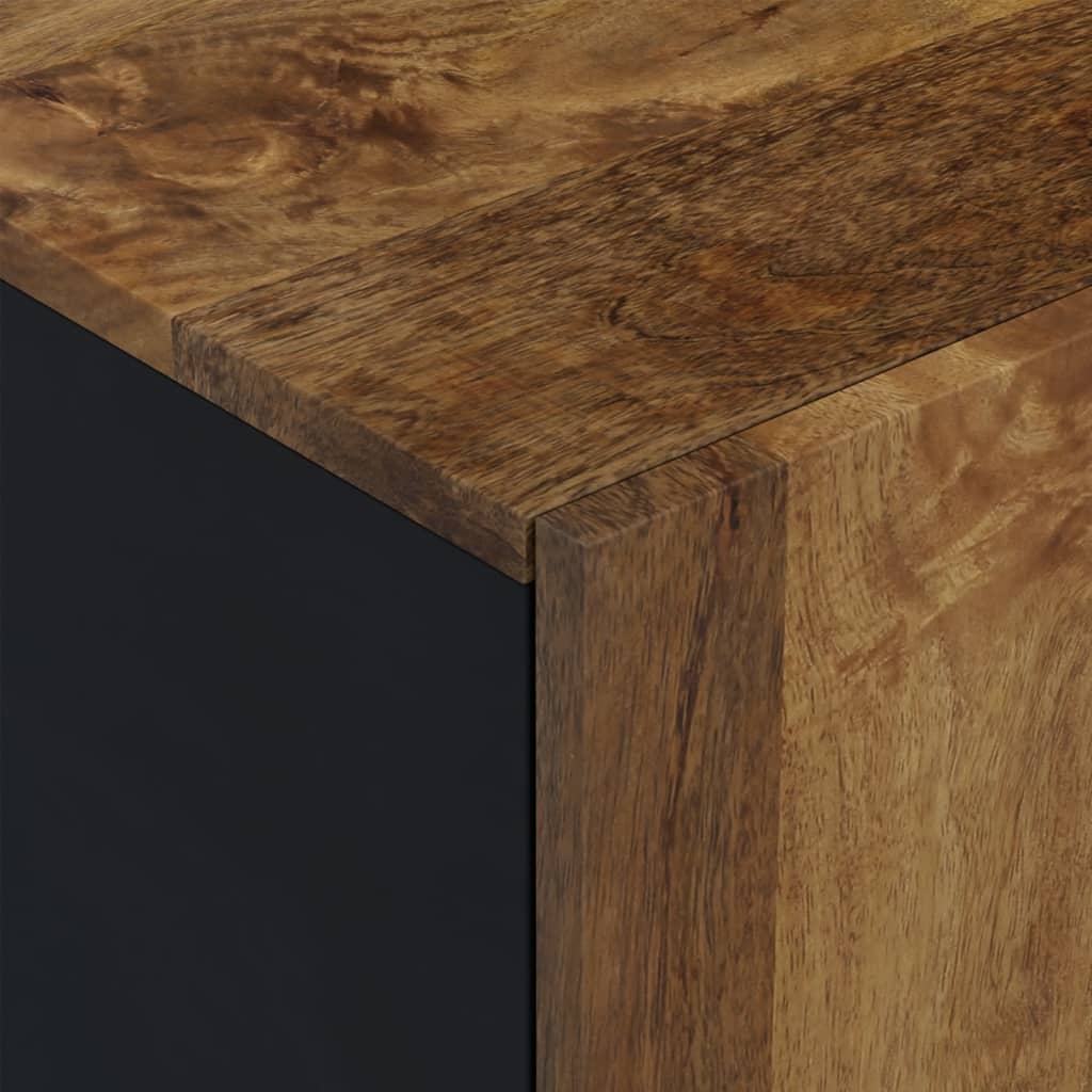 vidaXL Έπιπλο Τηλεόρασης 80x33x46 εκ. Μασίφ Ξύλο Μάνγκο & Επεξ. Ξύλο